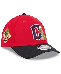 New Era Men's Red/Navy Cleveland Guardians 2026 Spring Training M-Crown 39THIRTY Flex Hat