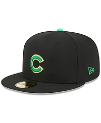 New Era Men's Black Chicago Cubs 2026 St. Patrick's Day 59FIFTY Fitted Hat