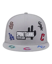 New Era Men's Gray 2026 Spring Training Cactus League Scattered 9FIFTY Adjustable Hat