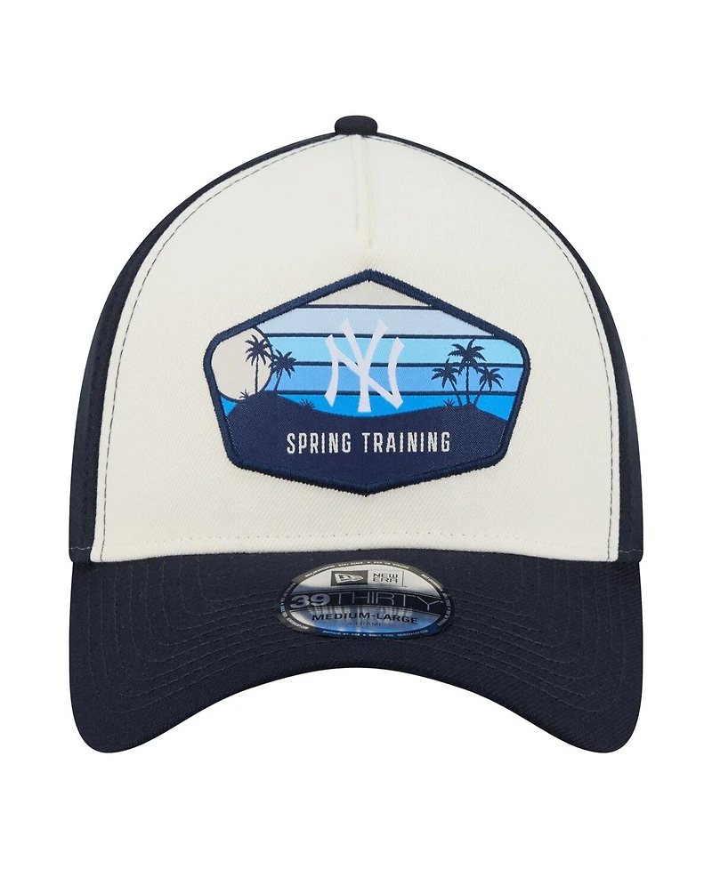 New Era Men's Stone York Yankees 2026 Spring Training Fan Pack Gradient 39THIRTY Flex Hat