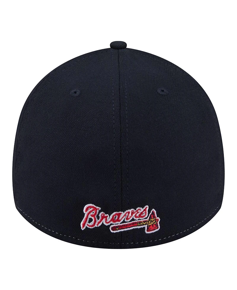New Era Men's Stone Atlanta Braves 2026 Spring Training Fan Pack Gradient 39THIRTY Flex Hat