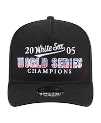 New Era Men's Black Chicago White Sox 2005 World Series Champions Historic 9FIFTY A-Frame Snapback Hat