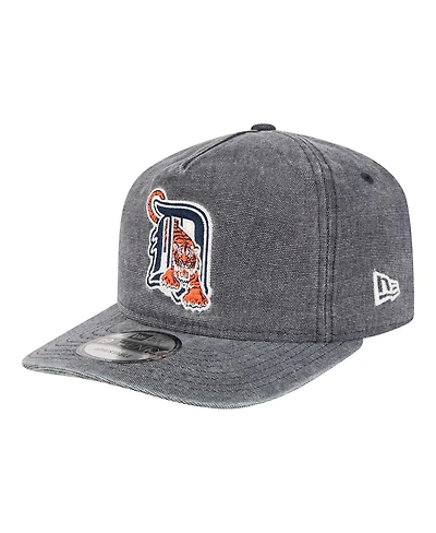 New Era Men's Heather Gray Detroit Tigers Throwback Denim Classic 19TWENTY Adjustable Hat