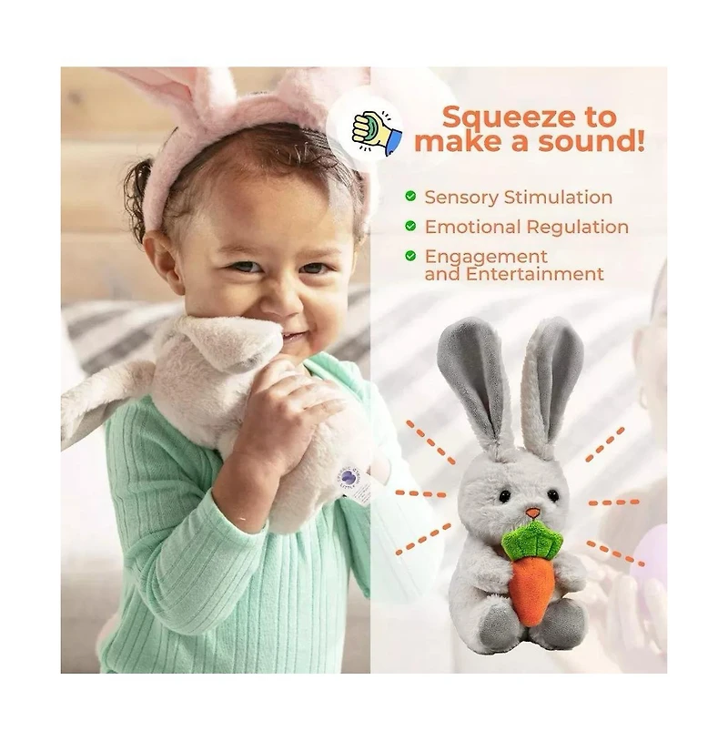 Sperric Easter Plush & Fidget Toy Gift Set, 4 Piece Set