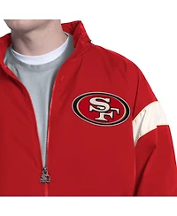 Starter Men's Scarlet San Francisco 49ers The Gust Full-Zip Hoodie