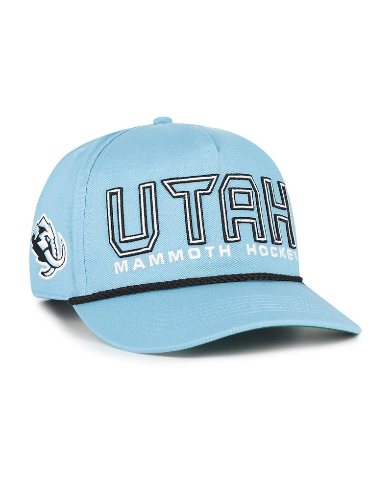 '47 Brand Men's Light Blue Utah Mammoth Byline Hitch Adjustable Hat