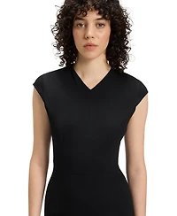 Boss by Hugo Women's Stretch Fabric Cap-Sleeve Dress