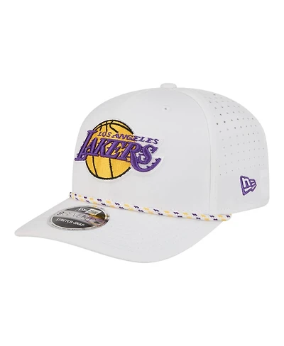 New Era Men's White Los Angeles Lakers 2026 Nba All-Star Game Rope Vented 9SEVENTY Adjustable Hat