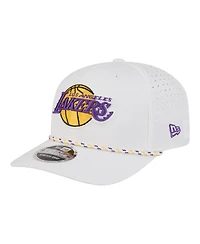 New Era Men's White Los Angeles Lakers 2026 Nba All-Star Game Rope Vented 9SEVENTY Adjustable Hat