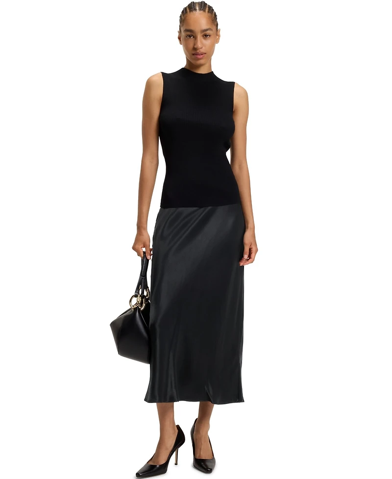 Boss by Hugo Women's Regular-Fit Maxi Satin Skirt
