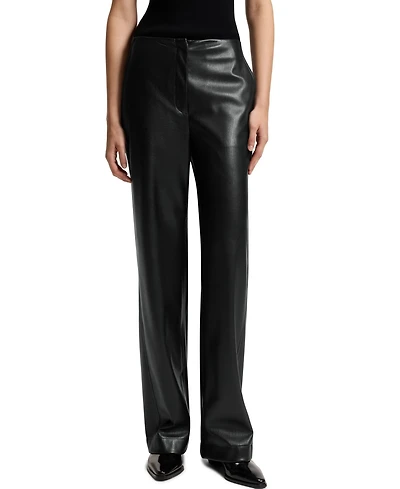 Boss by Hugo Women's Faux Leather Straight-Leg Pants