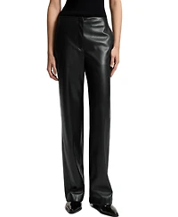 Boss by Hugo Women's Faux Leather Straight-Leg Pants