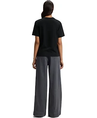 Boss by Hugo Boss Women's Mercerized-Cotton Rhinestone Double B T-Shirt