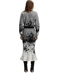 Boss by Hugo Boss Women's Lustrous Stretch Fabric Knitted Tulip Skirt