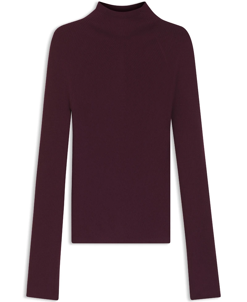 Boss by Hugo Women's Merino Wool Mock-Neck Sweater