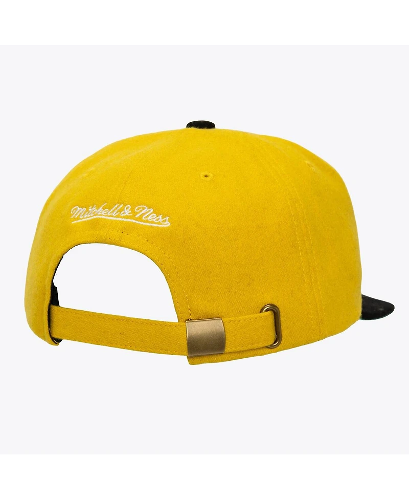 Mitchell & Ness Men's and Women's Gold Pittsburgh Pirates Vintage Fit Melton Wool Adjustable Hat