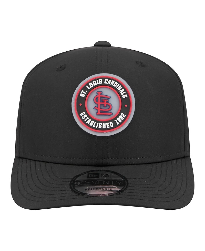 New Era Men's Black St. Louis Cardinals Circle 9SEVENTY Adjustable Hat