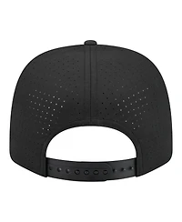 New Era Men's Black Chicago Cubs Circle 9SEVENTY Adjustable Hat