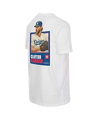 New Era Men's Clayton Kershaw White Los Angeles Dodgers Thank You Kersh T-Shirt
