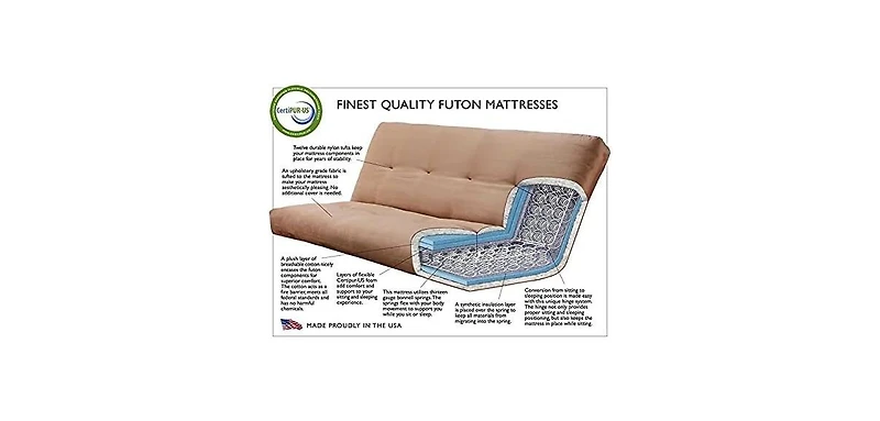 Kodiak Tucson Frame with Linen Stone Mattress and Storage Drawers