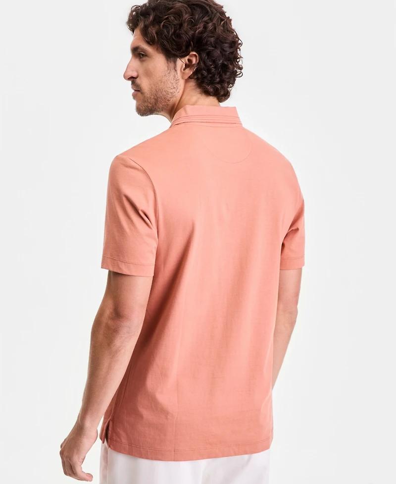 Alfani Men's Regular-Fit Mercerized Polo Shirt, Created for Macy's