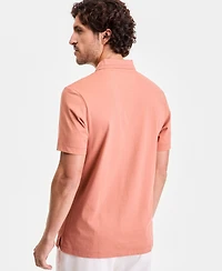 Alfani Men's Regular-Fit Mercerized Polo Shirt, Created for Macy's