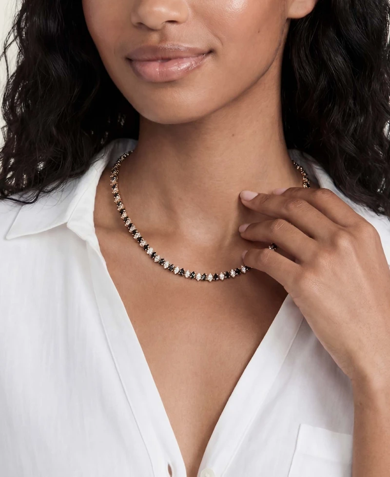Ettika Marquise Beaded Choker Necklace