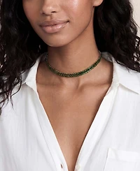 Ettika Two Rows of Crystal Sparkle Choker Necklace