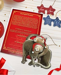 Designocracy Party Cats Holiday Ornaments, Set of 3