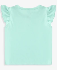 First Impressions Baby Girls' 3M-24M Mix & Match Turtles Flutter-Sleeve T-Shirt, Macy's Exclusive
