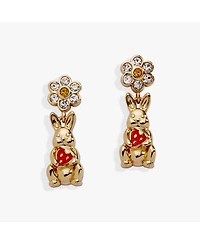 Alex and Ani Bunny Drop Earrings
