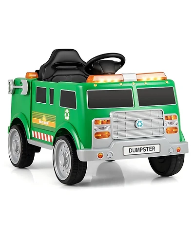 Hongge 12V Battery Powered Electric Vehicle with Remote Control and Trash Bin