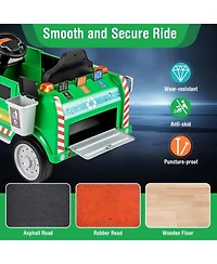 Hongge 12V Battery Powered Electric Vehicle with Remote Control and Trash Bin