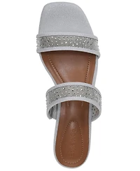 Style & Co Women's Violettt Two Band Mesh Evening Slip-On Sandals, Macy's Exclusive
