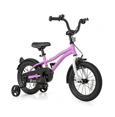 Hongge Kids Bike 14 Inch Children Training Bicycle with 2 Brake for 3-5 Years Old
