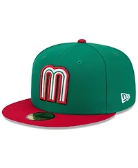 New Era Men's Green/Red Mexico Baseball 2026 World Classic 59FIFTY Fitted Hat