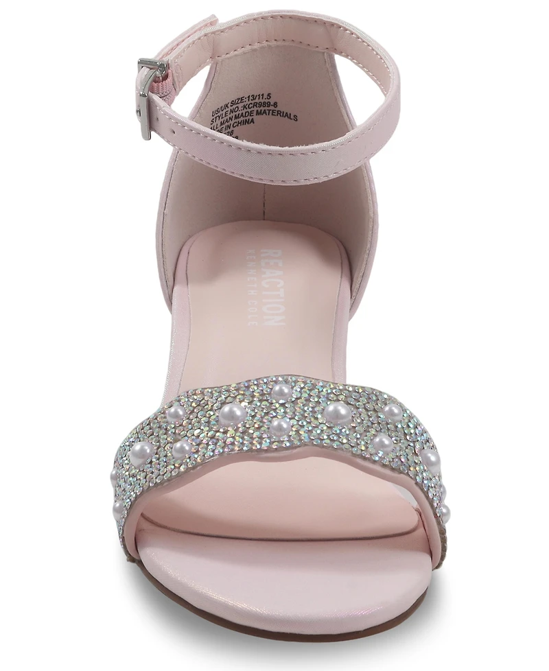 Kenneth Cole Reaction Girls' 5-11 Youth Pearl Farah Slippers