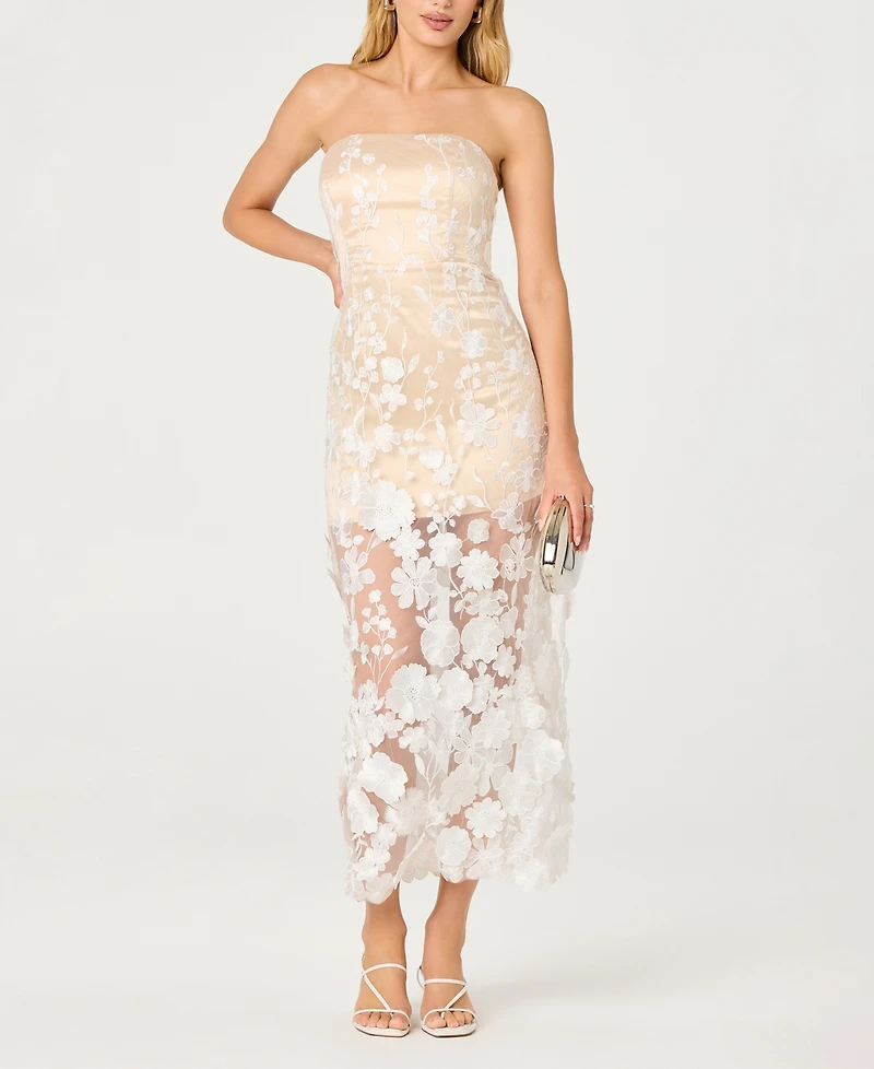 Astr the Label Women's Tanisha Strapless Dress