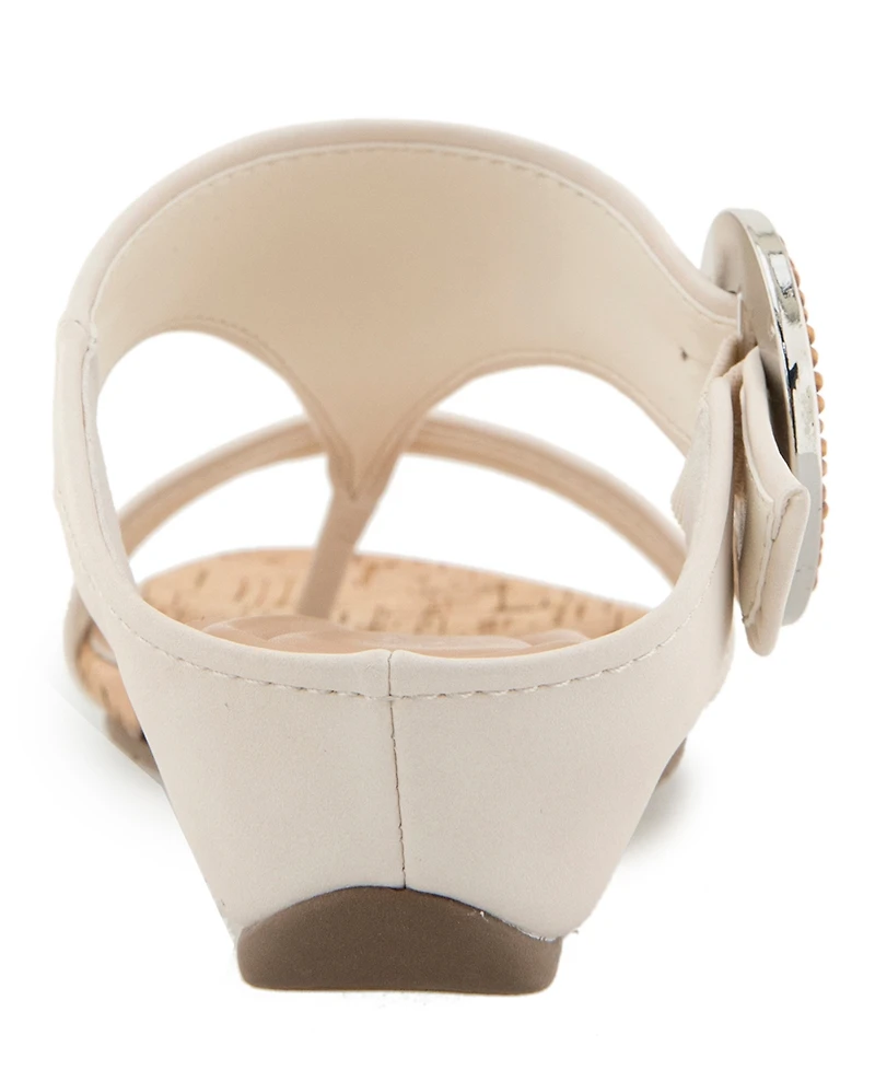 Kenneth Cole Reaction Women's Great Buckle Wedge Sandals