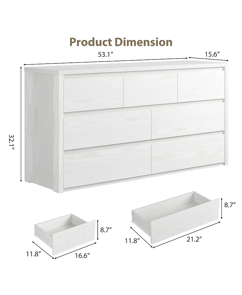 gaomon 7-Drawer Dresser for Bedroom