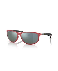 Ray-Ban Unisex Scuderia Ferrari Collection Polarized Sunglasses, RB4394M