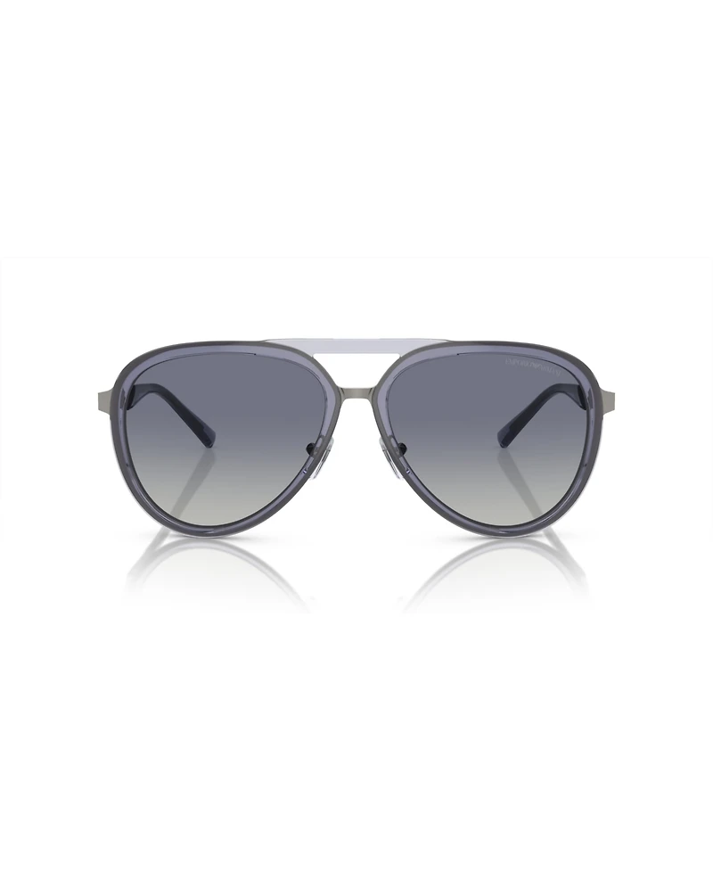 Emporio Armani Men's Pilot Sunglasses, EA2145