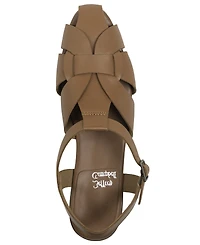 Jeffrey Campbell Women's Block Heel Fisherman Sandals