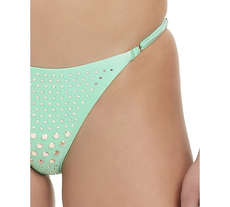 Red Carter Women's Heartbreaker Cheeky High-Leg Tie-Side Pull-On Bikini Bottom