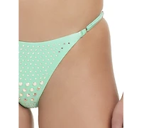 Red Carter Women's Heartbreaker Cheeky High-Leg Tie-Side Pull-On Bikini Bottom