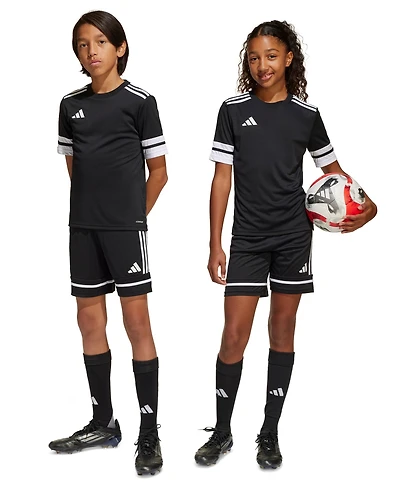 adidas Boys' and Girls' 6-20 Drawstring Shorts
