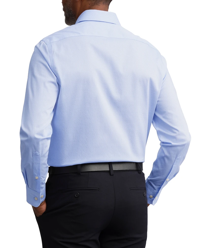 Tommy Hilfiger Men's Geometric Pattern Dress Shirt