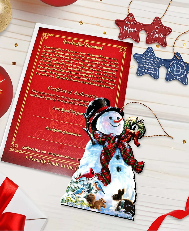 Designocracy by Dona Gelsinger an Old-Fashioned Christmas Ornament Drop, Set of 2