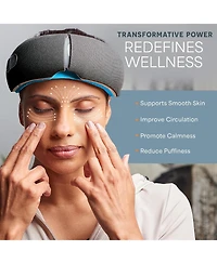 LifePro Eye Massager with Heat & Vibration - Fsa/Hsa Eligible, 4 Modes, Rechargeable, Bluetooth