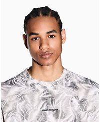 A|X Armani Exchange Men's Ibiza X Leaf Print T-Shirt
